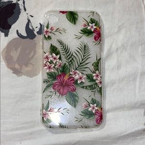 5/$15 iPhone XR case palm/Hawaiian leaves